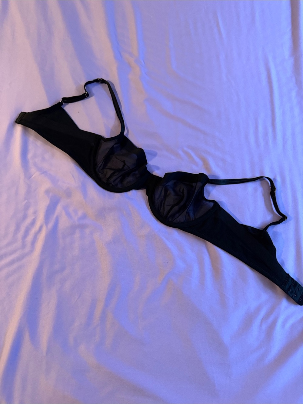 Black Sheer Underwire Bra - Women Intimates & Sleepwear